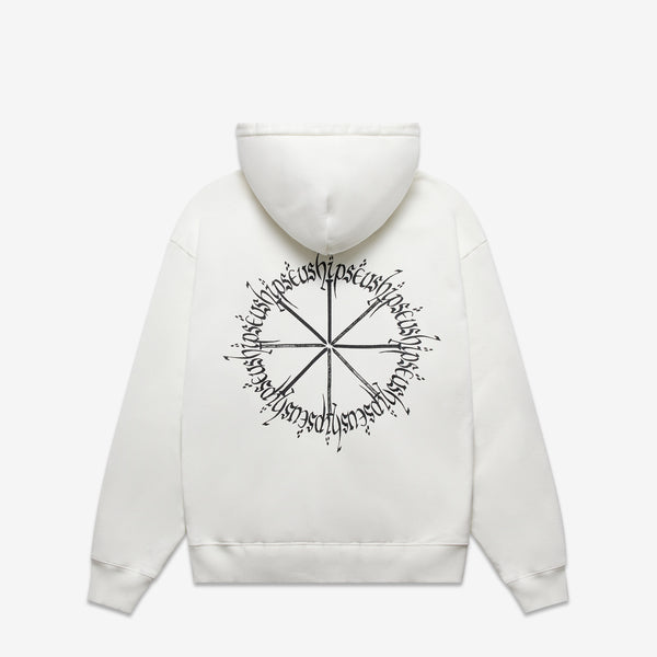 Sermon Zip Hoodie White