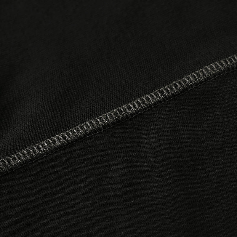 Heavy Rib Knit Longsleeve T-Shirt Charcoal
