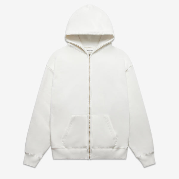 Sermon Zip Hoodie White