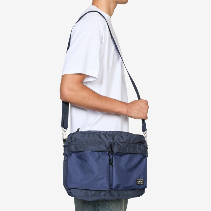 Force Shoulder Bag Navy Front