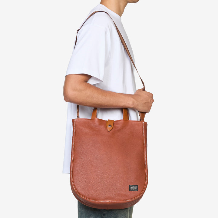 Cisco 2-Way Tote Bag Brown Front
