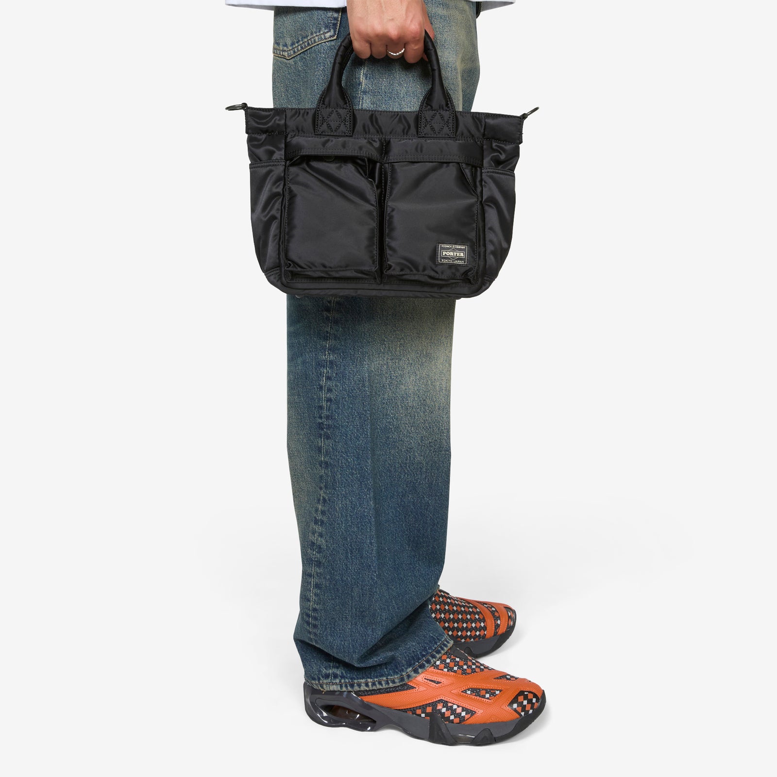 ヴ*ー様 PORTER Tanker Carrying Tote Bag ブラッ Porter Yoshida & Co. Tanker Carrying Tote Bag Black