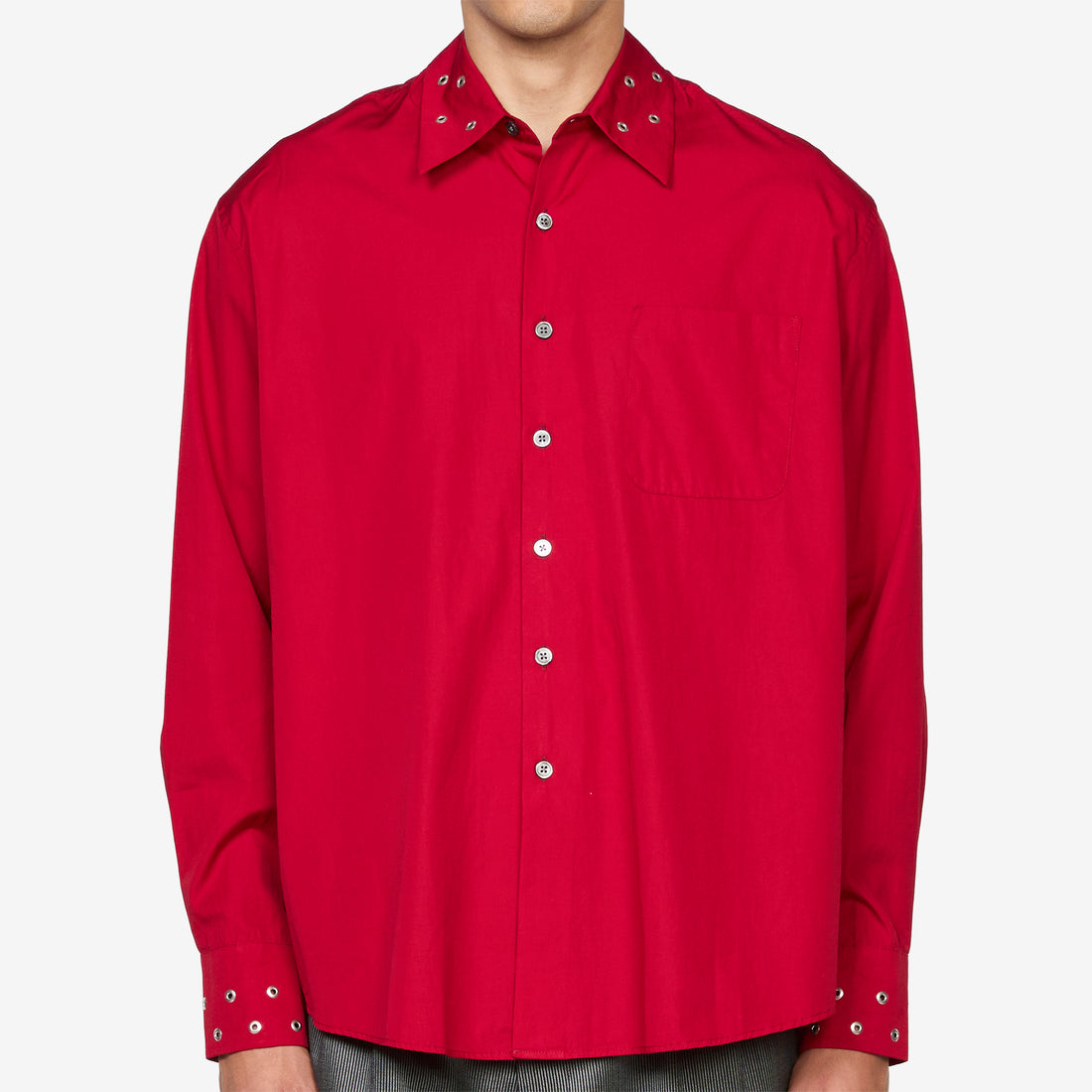 Above Shirt Lipstick Red Super Poplin Shirts