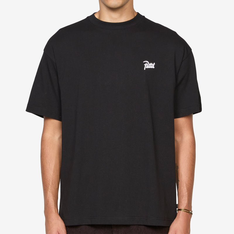 Script Logo T-Shirt Black Tees