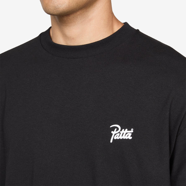 Script Logo T-Shirt Black Tees