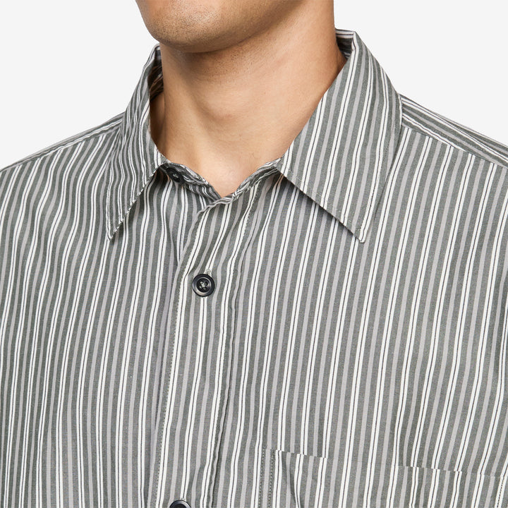 Basic Shirt Forest | Grey | Off White