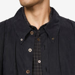Double Borrowed Shirt Black Faux Lumberjack Check