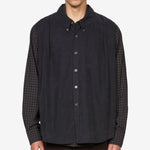 Double Borrowed Shirt Black Faux Lumberjack Check