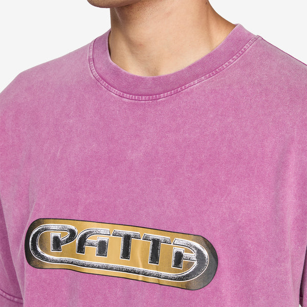 Gilded Acid Washed T-Shirt Boysenberry Tees