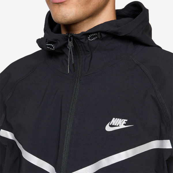 Nike Tech Full-Zip Woven Windrunner Jacket Black Jackets