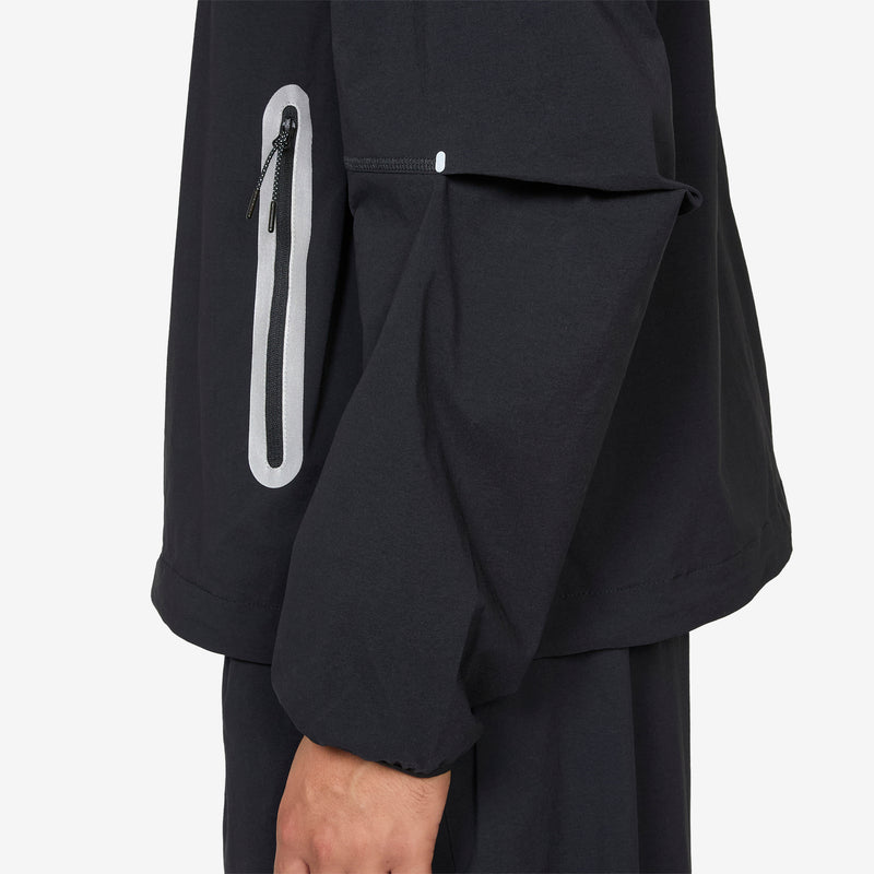 Nike Tech Full-Zip Woven Windrunner Jacket Black Jackets