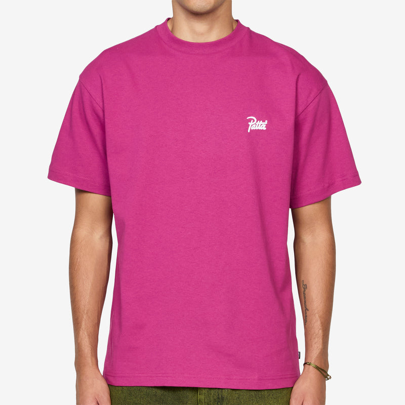 Script Logo T-Shirt Boysenberry Tees
