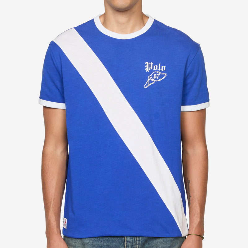Classic Fit Reversible Jersey T-Shirt Cruise Royal Multi Tees