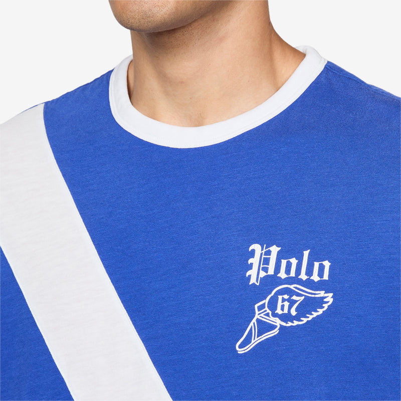 Classic Fit Reversible Jersey T-Shirt Cruise Royal Multi Tees