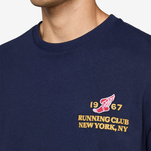 Classic Fit Heavyweight Jersey T-Shirt Cruise Navy Tees