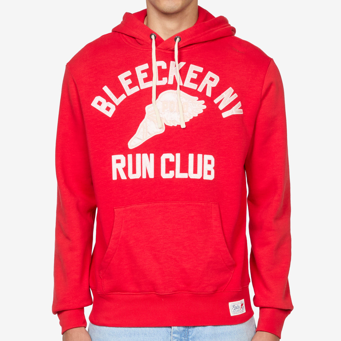 Slub Fleece Graphic Hoodie RL 2000 Red Jumpers