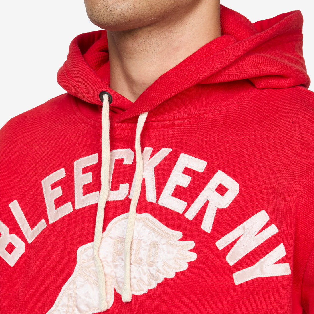 Slub Fleece Graphic Hoodie RL 2000 Red Jumpers
