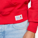 Slub Fleece Graphic Hoodie RL 2000 Red