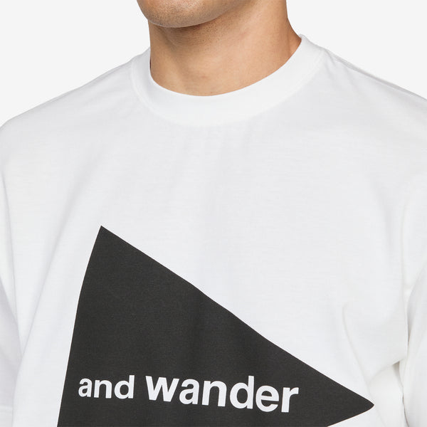 and wander Logo T-Shirt White Tees