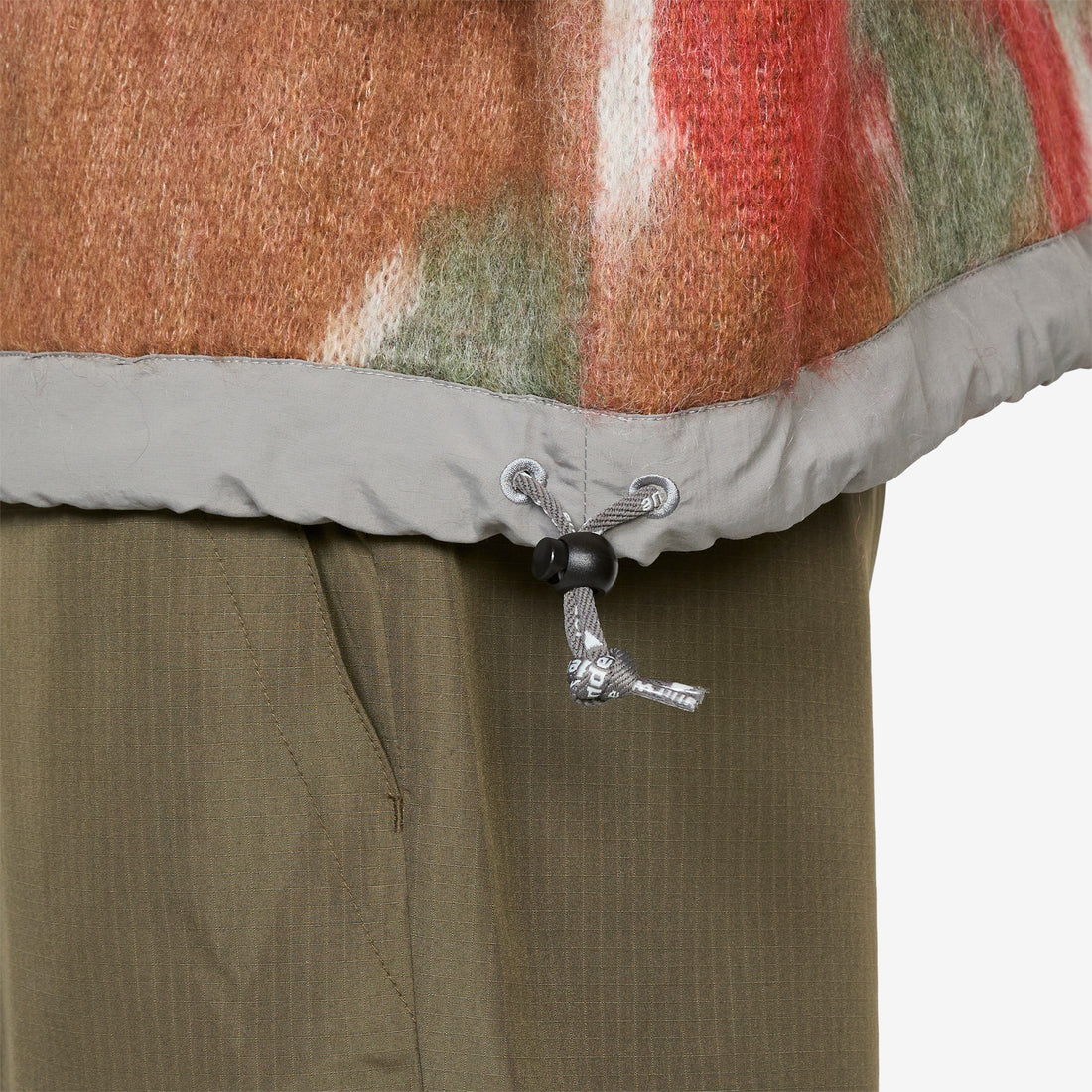 Mix Color Shaggy Knit Sweater Brown Mix Jumpers