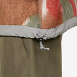 Mix Color Shaggy Knit Sweater Brown Mix