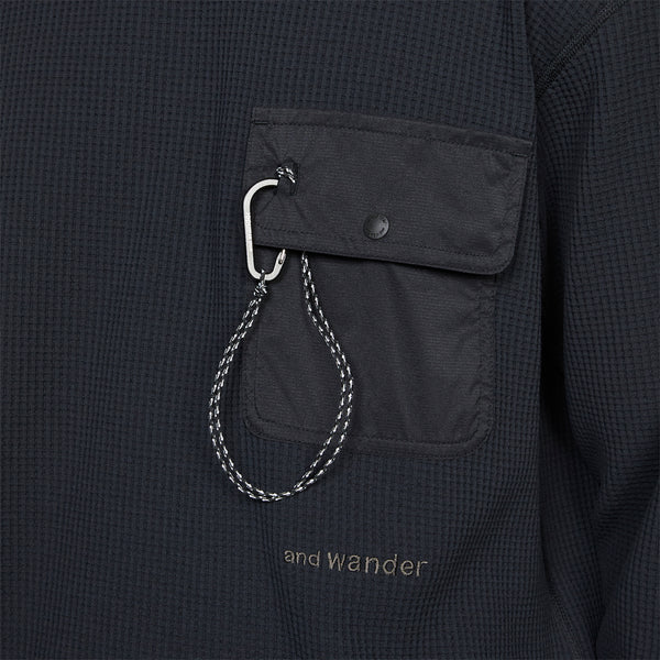 PE Waffle Longsleeve T-Shirt Black Tees