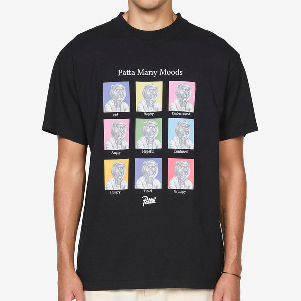 Many Moods T-Shirt Black Tees