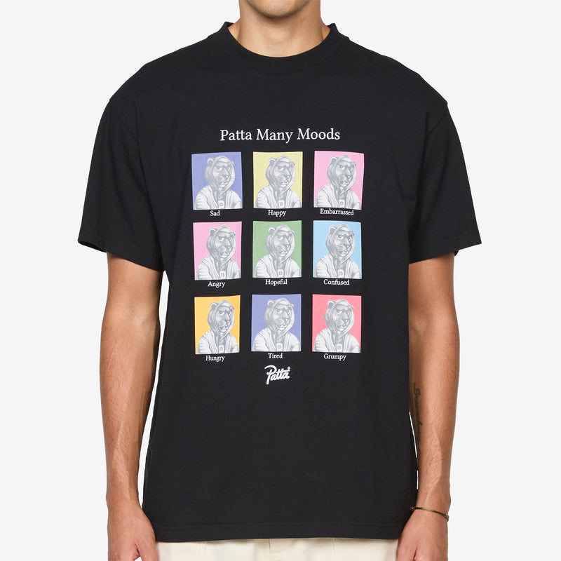 Many Moods T-Shirt Black Tees