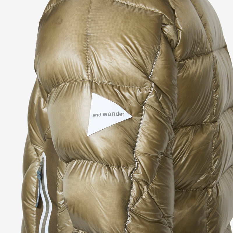 Diamond Stitch Down Jacket Light Khaki Jackets