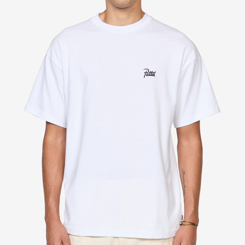 Script Logo T-Shirt White Tees