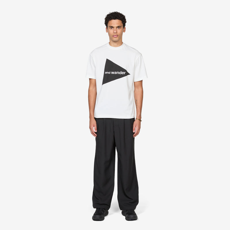 and wander Logo T-Shirt White Tees