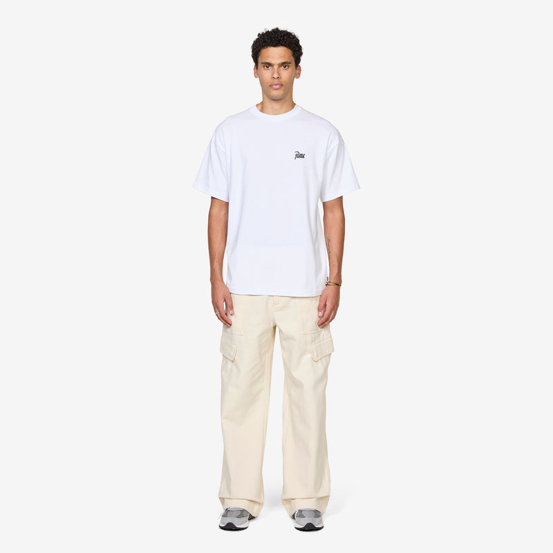 Script Logo T-Shirt White Tees