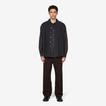 Double Borrowed Shirt Black Faux Lumberjack Check