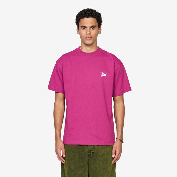Script Logo T-Shirt Boysenberry Tees