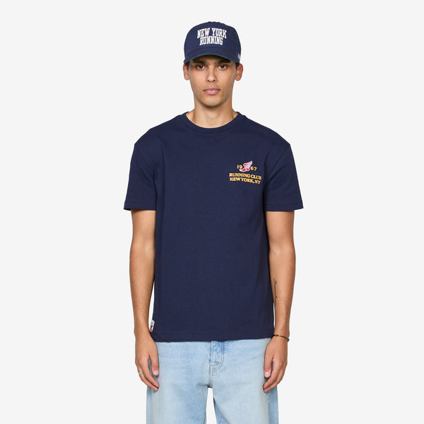 Classic Fit Heavyweight Jersey T-Shirt Cruise Navy Tees