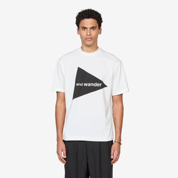 and wander Logo T-Shirt White Tees