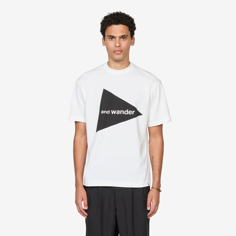 and wander Logo T-Shirt White Tees