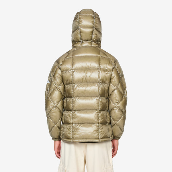 Diamond Stitch Down Jacket Light Khaki Jackets