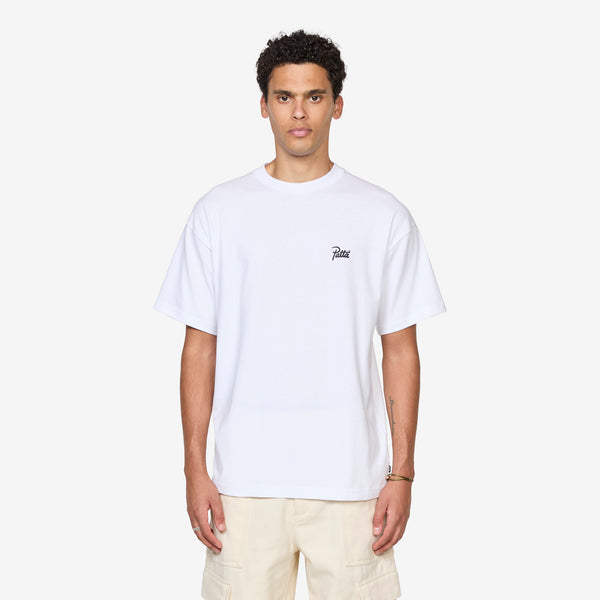 Script Logo T-Shirt White Tees