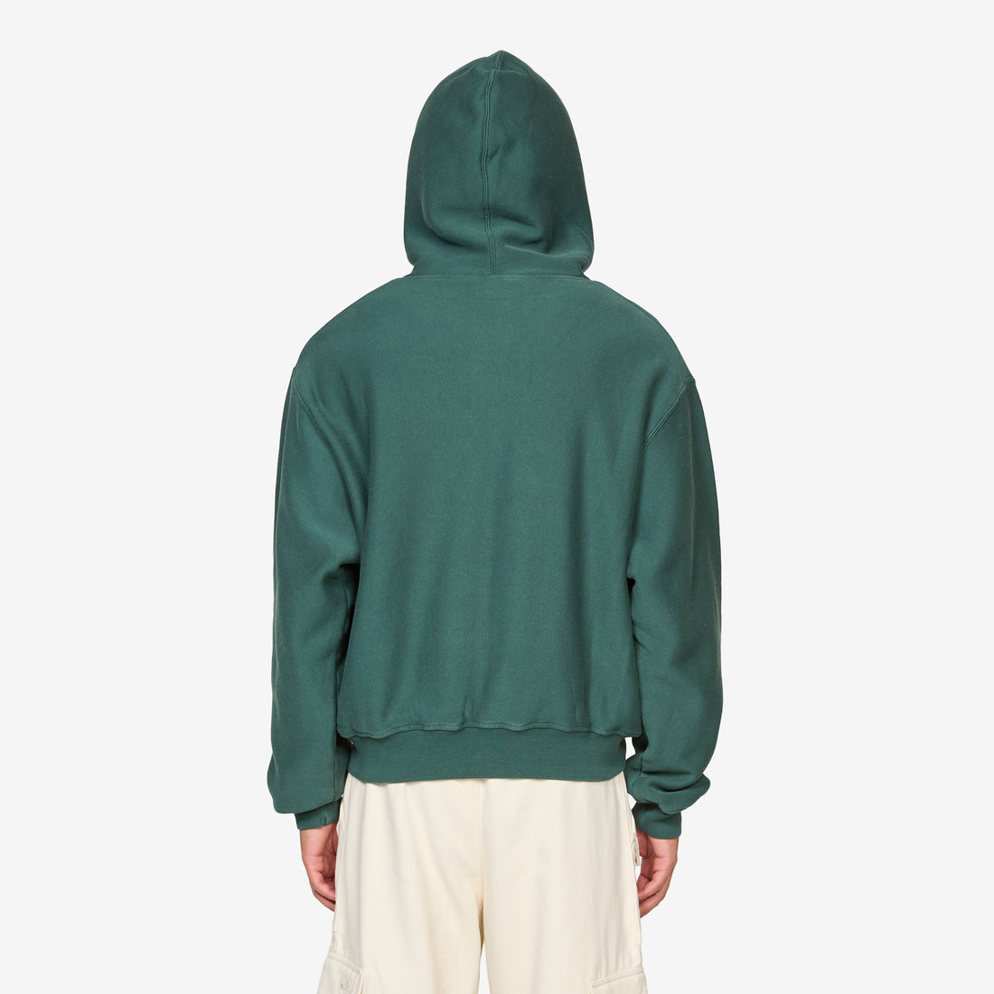 Classic Zip Up Hooded Sweater Bistro Green Jumpers