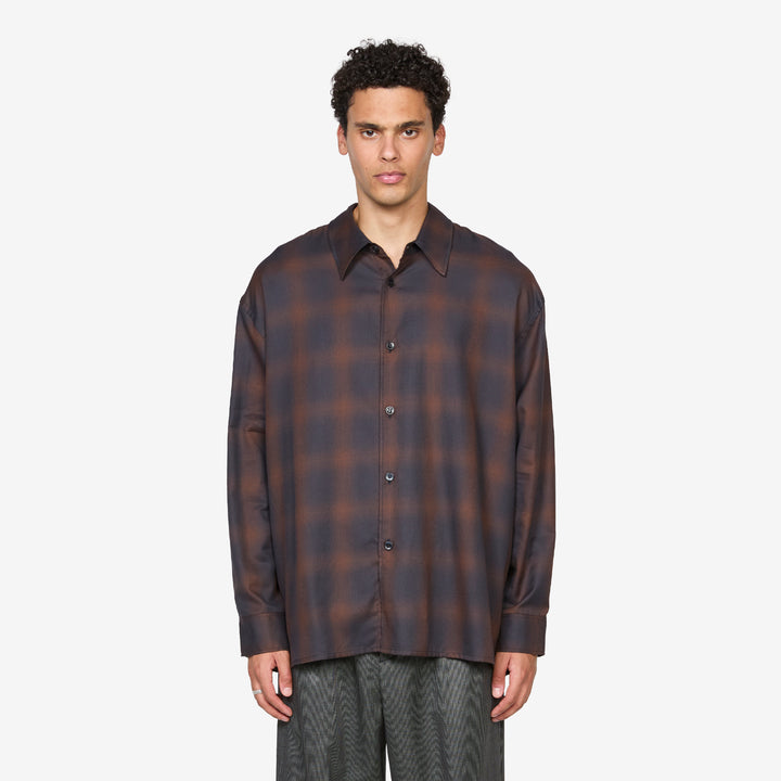 Strike Shirt Navy | Espresso Front