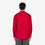 Above Shirt Lipstick Red Super Poplin