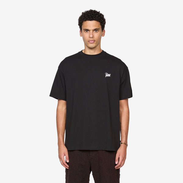 Script Logo T-Shirt Black Tees