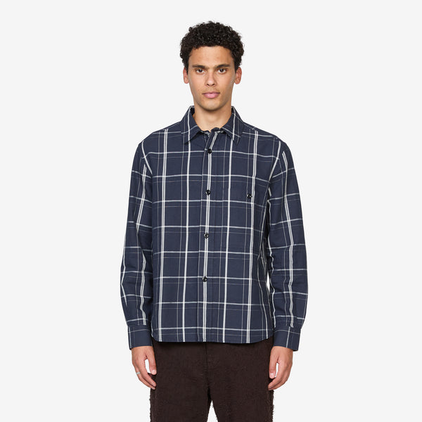 Overall Shirt Slate Blue | Off White Shirts