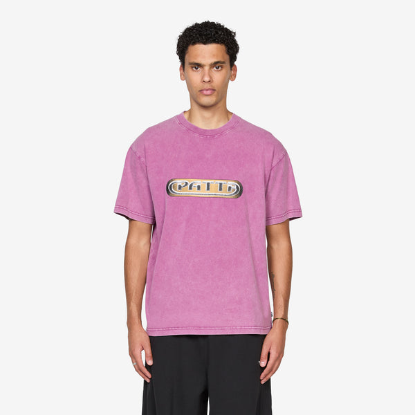 Gilded Acid Washed T-Shirt Boysenberry Tees