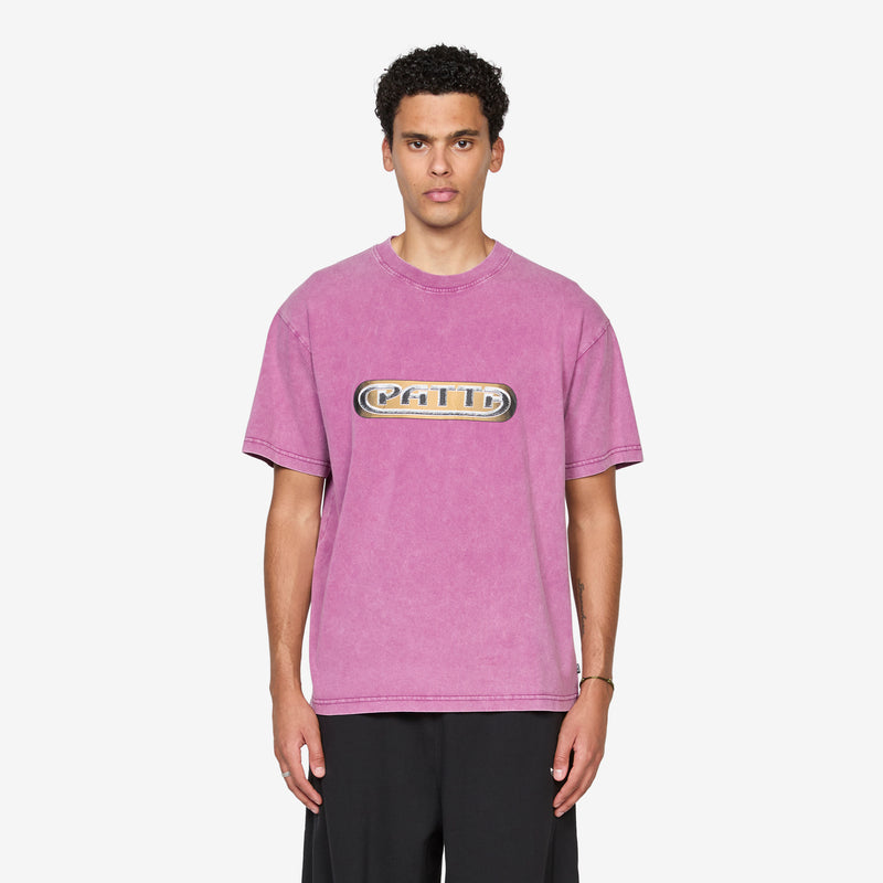 Gilded Acid Washed T-Shirt Boysenberry Tees