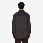 Double Borrowed Shirt Black Faux Lumberjack Check