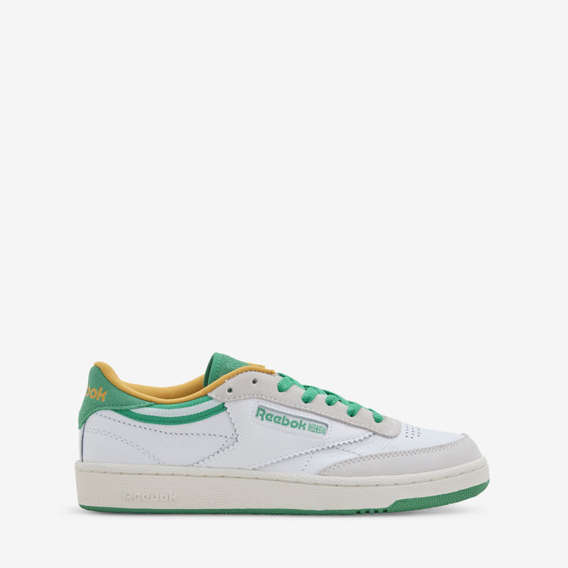 Club C 85 White | Upgrade Green | Chalk Footwear