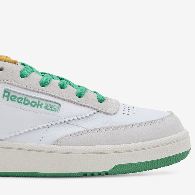 Club C 85 White | Upgrade Green | Chalk Footwear