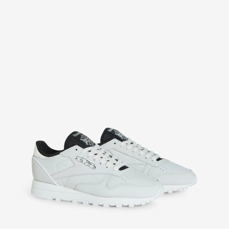 Sneeze x Classic Leather White | Chalk | Black Footwear